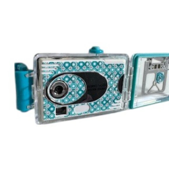 Sakar Aqua Shot 26480 Waterproof Digital Camera Blue Tested Works Pool Beach - Picture 7 of 14